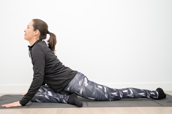 Ejercicio 5 para ayudar a relajar los músculos pélvicos
